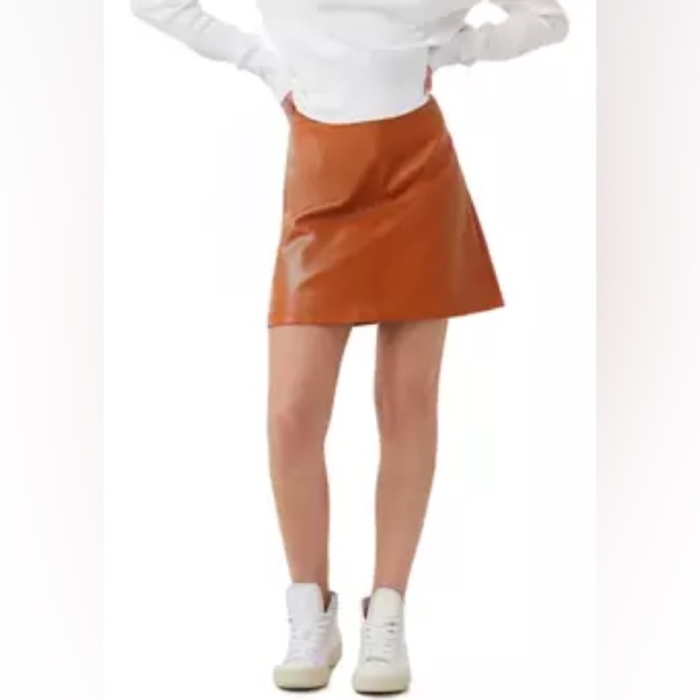 New With Tags - faux leather mini skirt
